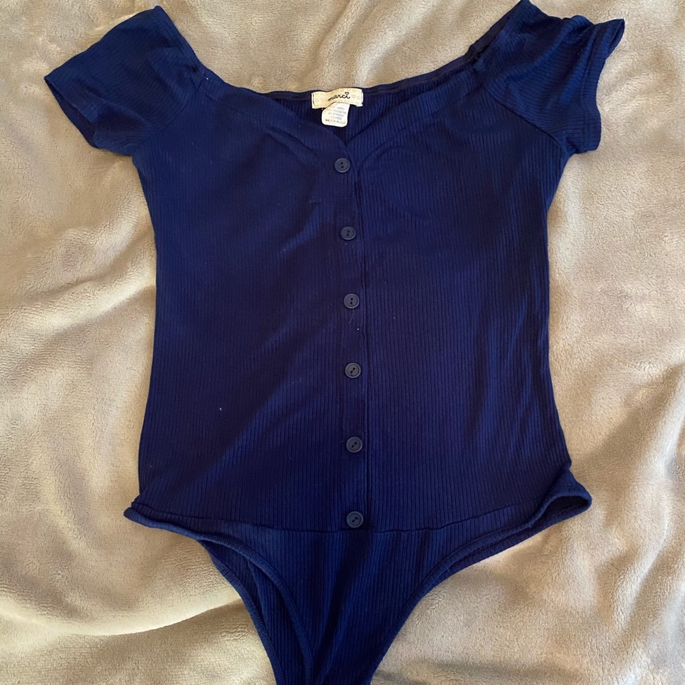 SOLD Navy Body Suit